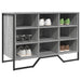 Skohylle grå sonoma 90x38x61,5 cm konstruert tre