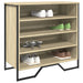 Skohylle sonoma eik 80x38x78 cm konstruert tre