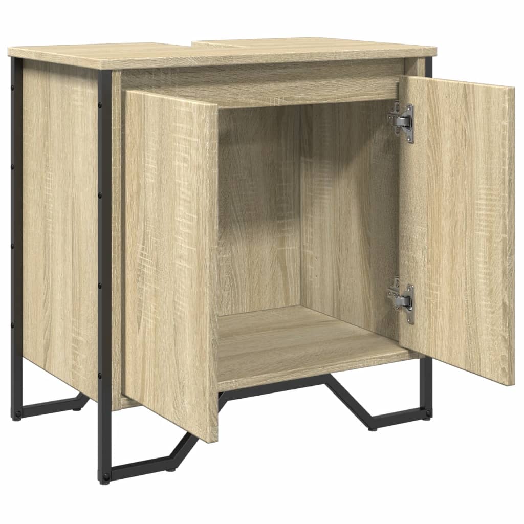 Servantskap sonoma eik 60x35x60 cm konstruert tre