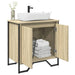 Servantskap sonoma eik 60x35x60 cm konstruert tre