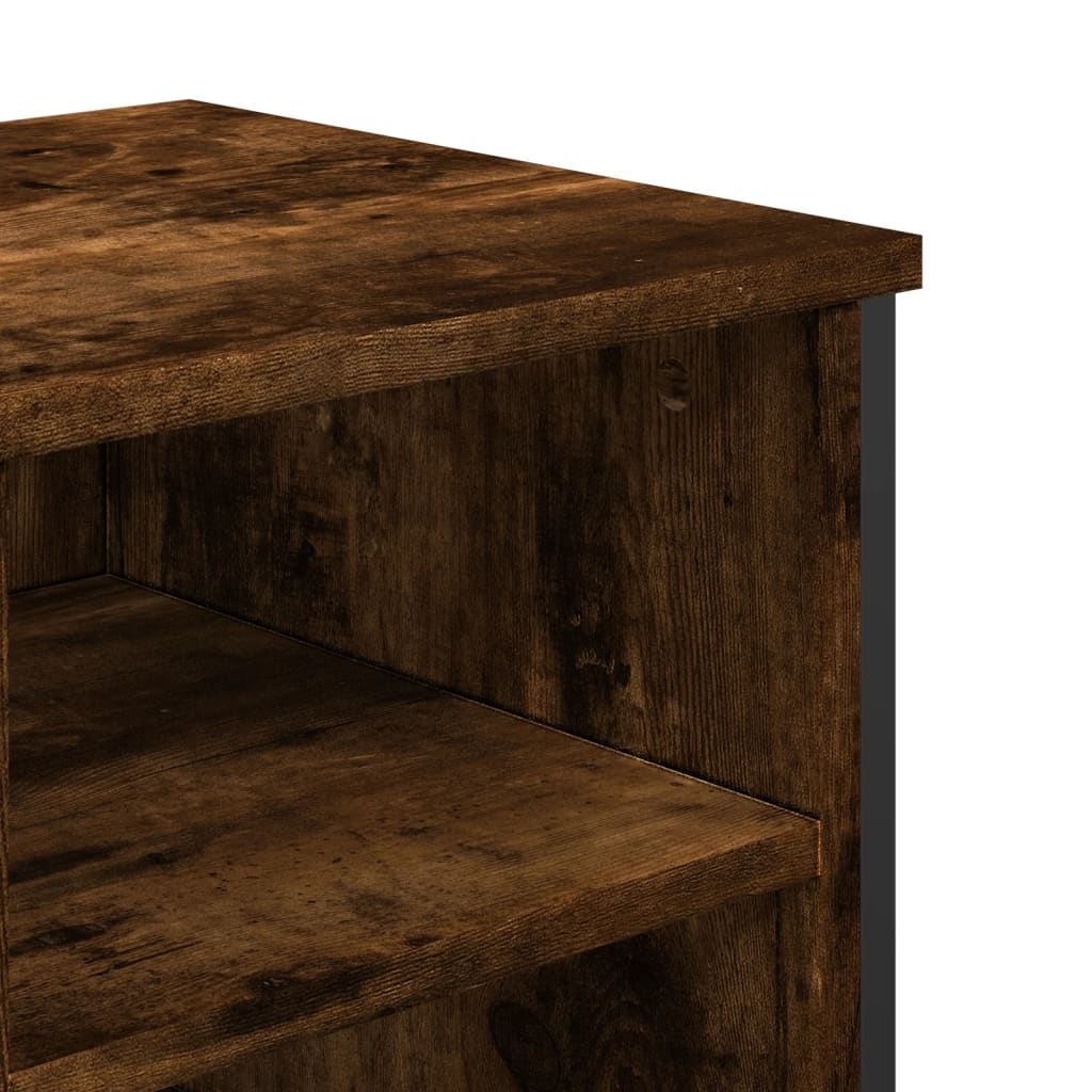 Servantskap røkt eik 91x35x60 cm konstruert tre