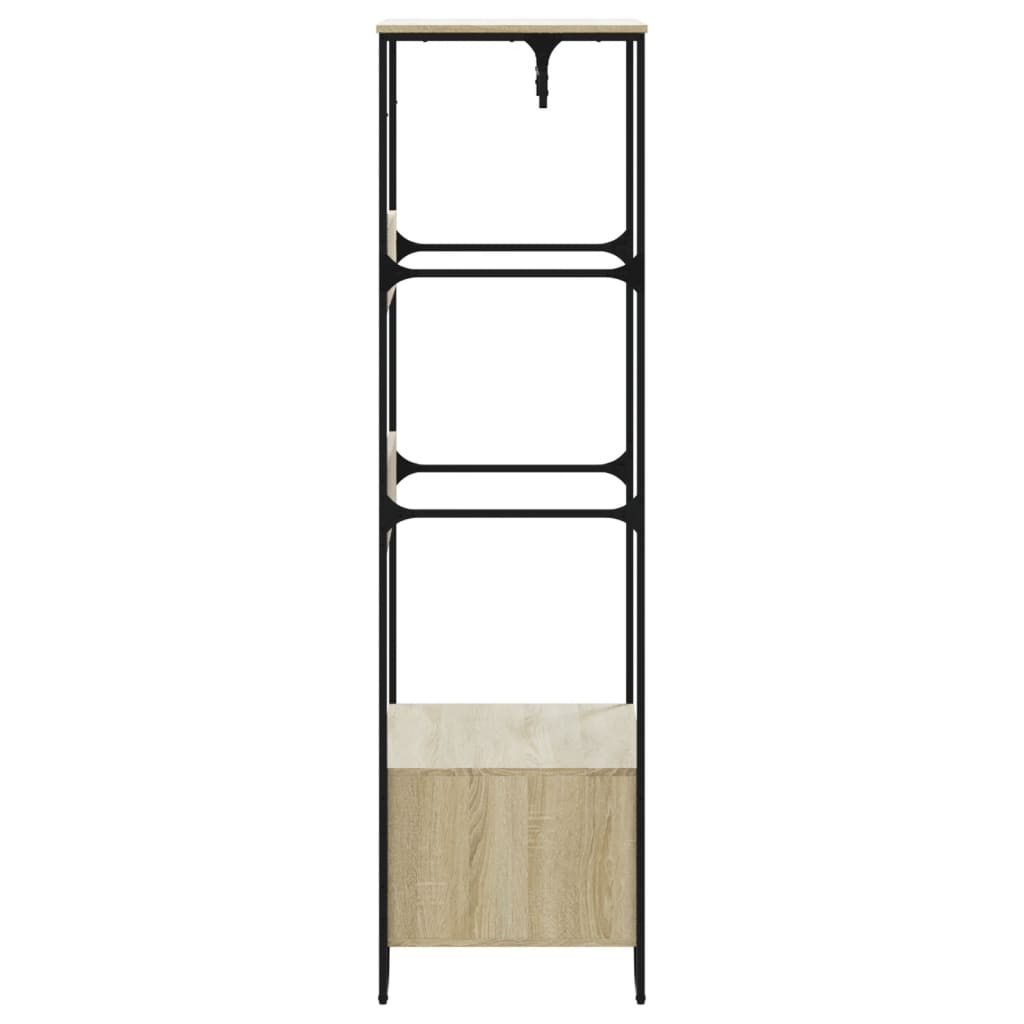 Garderobe sonoma eik 90x50x180 cm konstruert tre