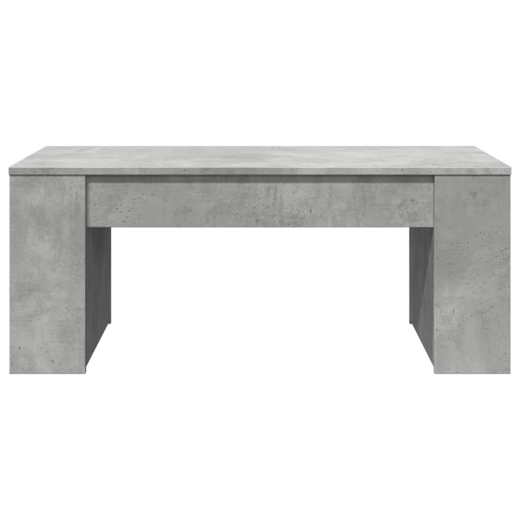 Salongbord betonggrå 102x55x42 cm konstruert tre