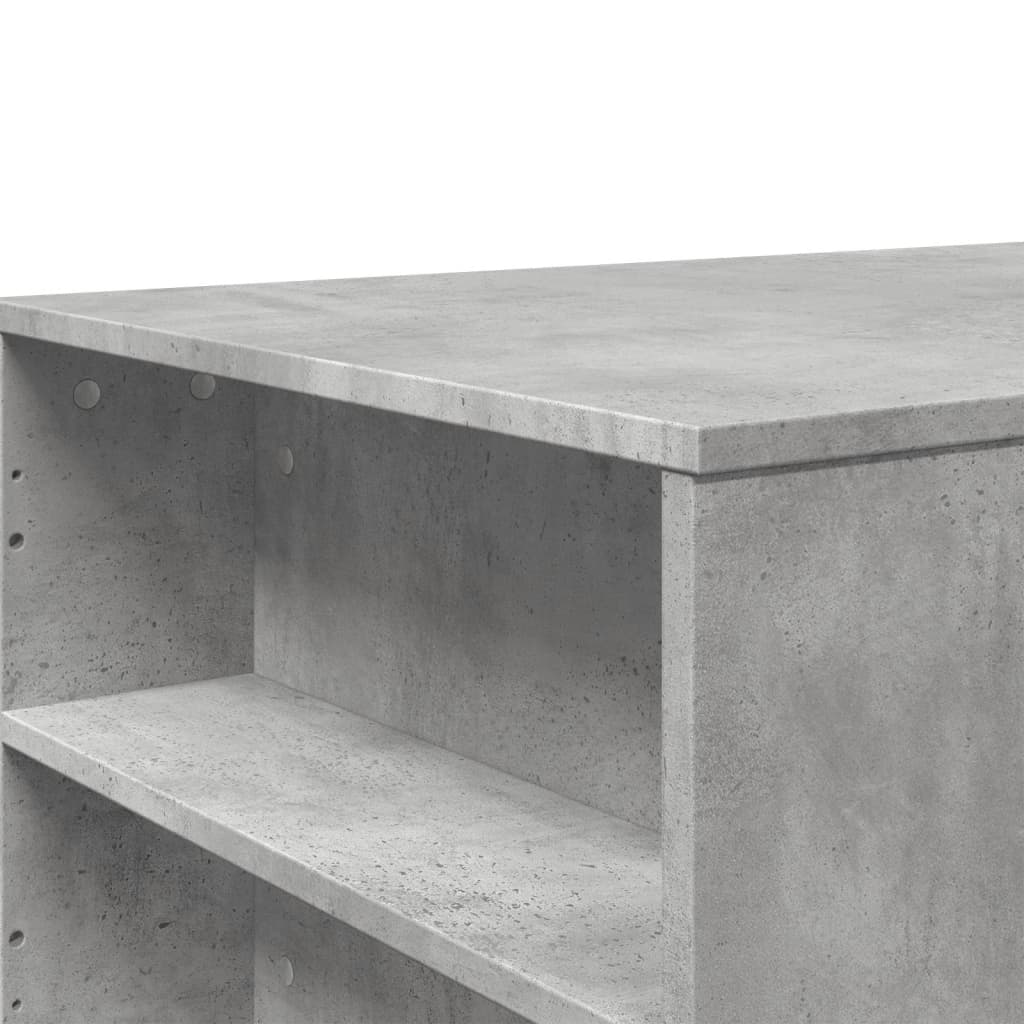 Salongbord betonggrå 102x55x42 cm konstruert tre