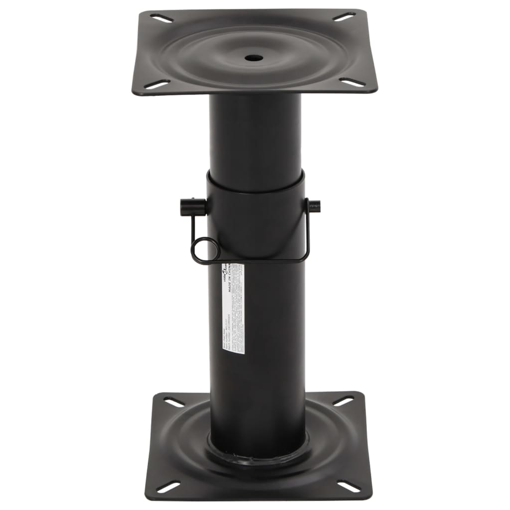Sokkel for båtsete justerbar 28-45,5 cm stål vidaXL