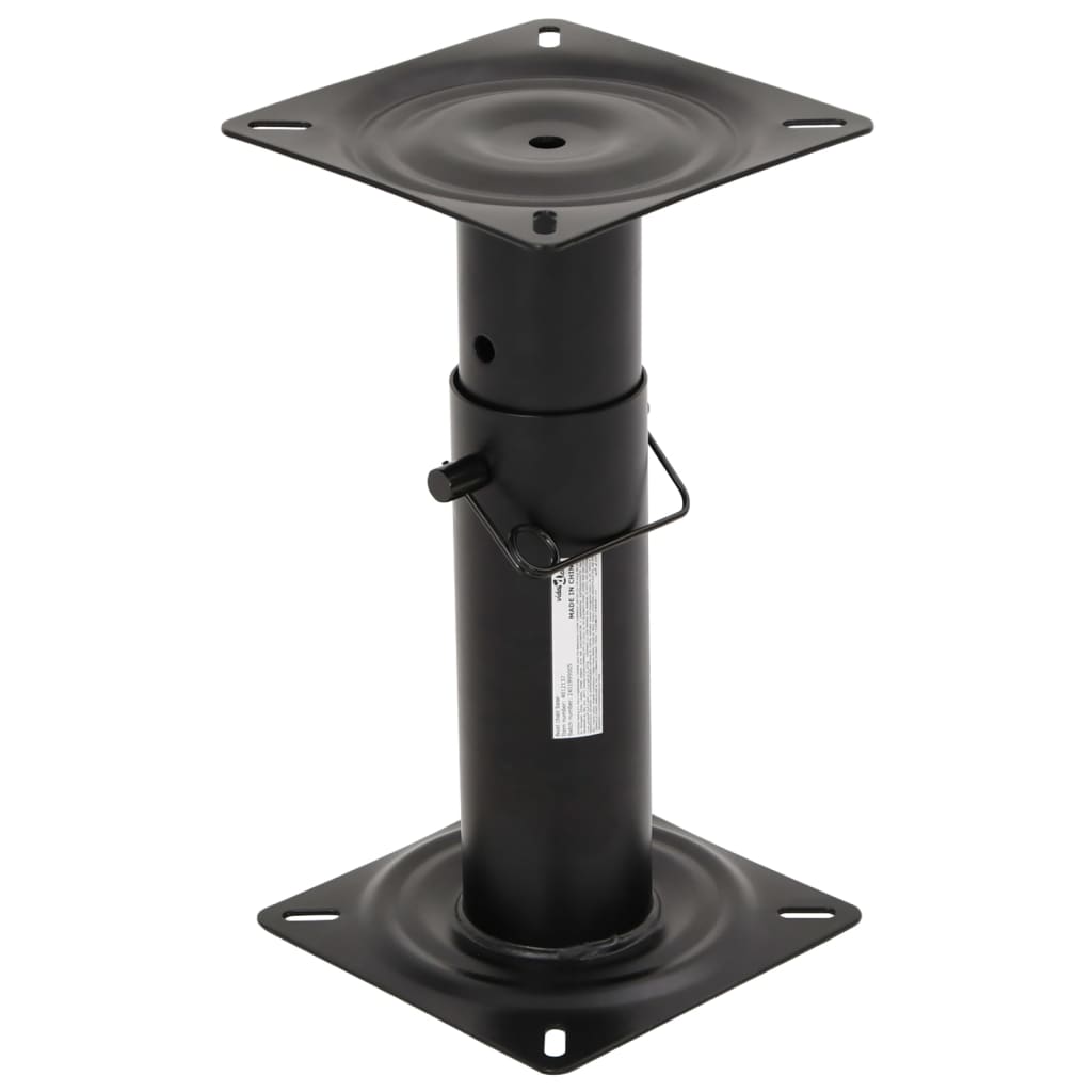 Sokkel for båtsete justerbar 28-45,5 cm stål vidaXL