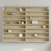 Vitrineskap sonoma eik 100x8,5x75 cm konstruert tre