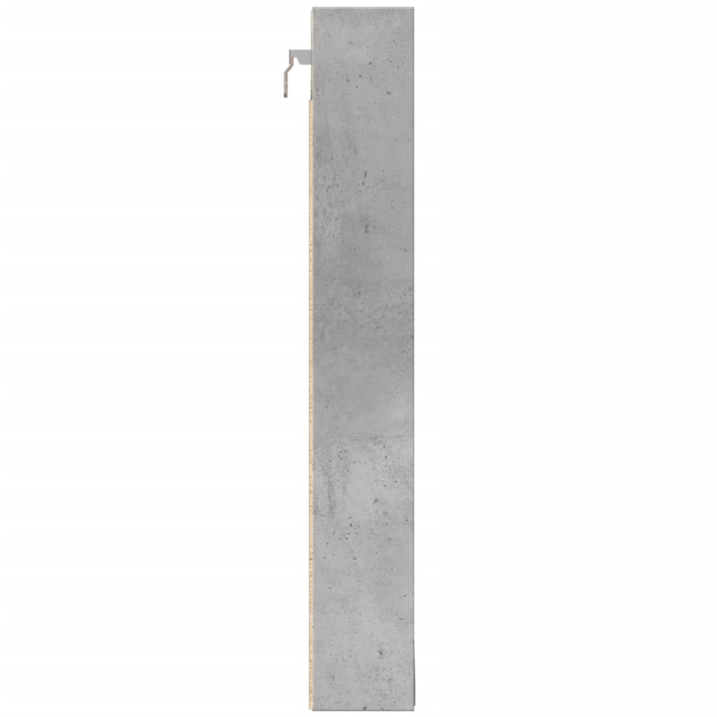 Hylle betonggrå 100x8,5x58 cm konstruert tre