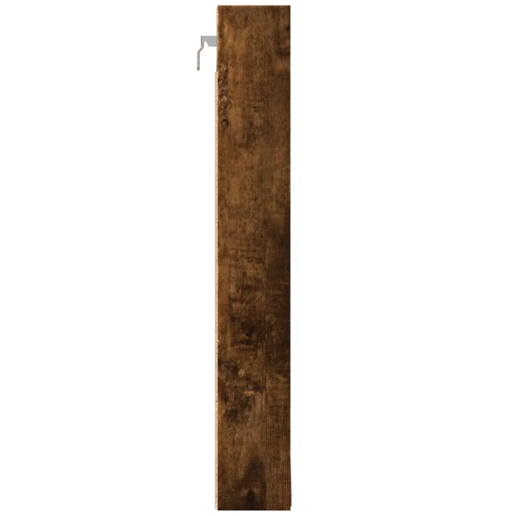 Hyller røkt eik 100x8,5x58 cm konstruert tre