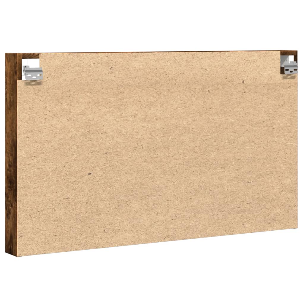 Hyller røkt eik 100x8,5x58 cm konstruert tre