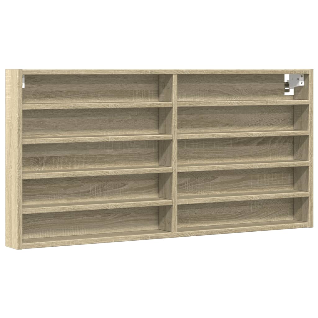 Hyller sonoma eik 100x8,5x50 cm konstruert tre