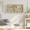 Hyller sonoma eik 100x8,5x50 cm konstruert tre