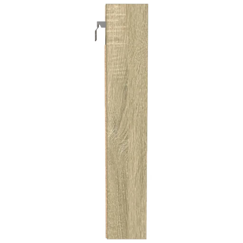 Hyller sonoma eik 100x8,5x50 cm konstruert tre