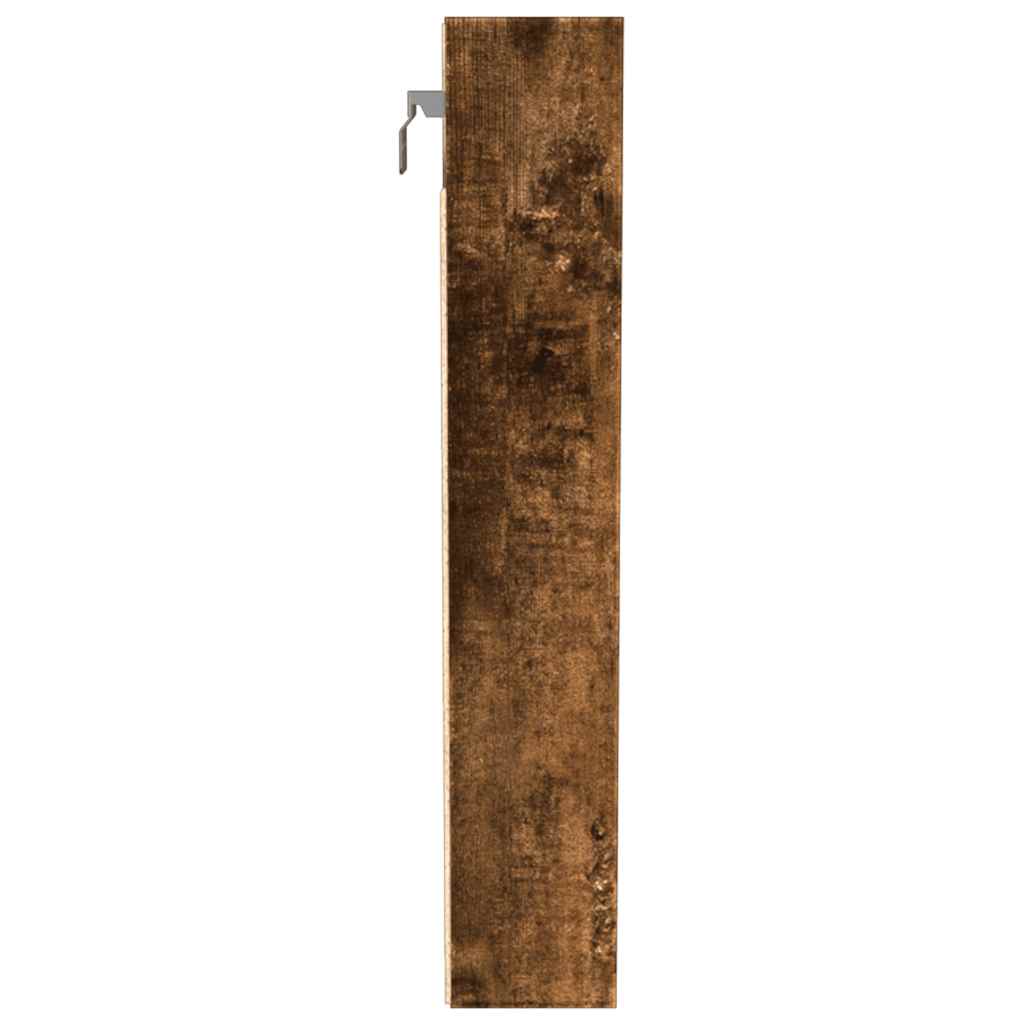 Hyller røkt eik 100x8,5x50 cm konstruert tre
