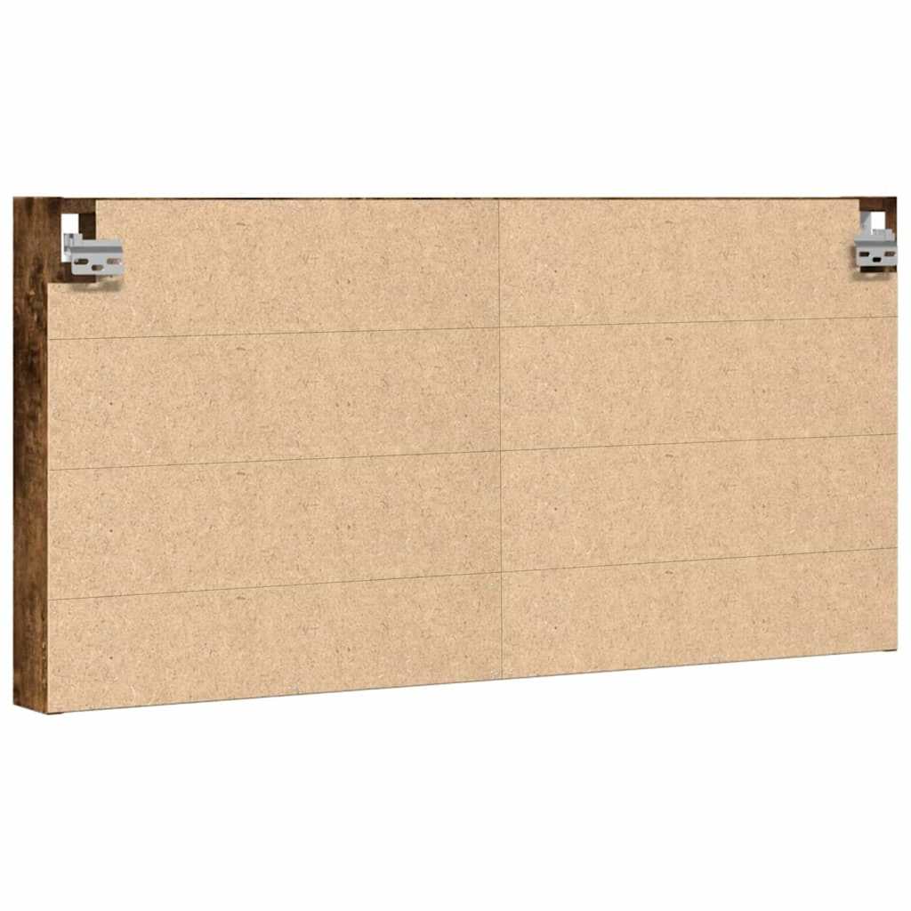 Hyller røkt eik 100x8,5x50 cm konstruert tre