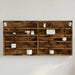 Hyller røkt eik 100x8,5x50 cm konstruert tre