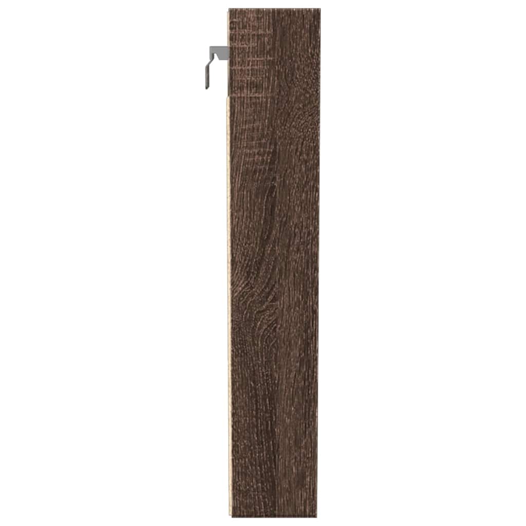 Hyller brun eik 100x8,5x50 cm konstruert tre