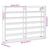 Hyller hvit 80x8,5x58 cm konstruert tre