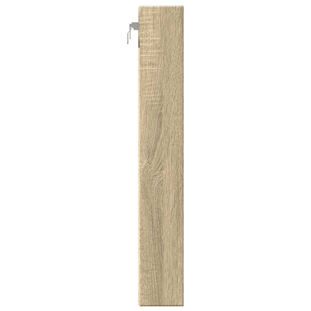 Hyller sonoma eik 60x8,5x58 cm konstruert tre