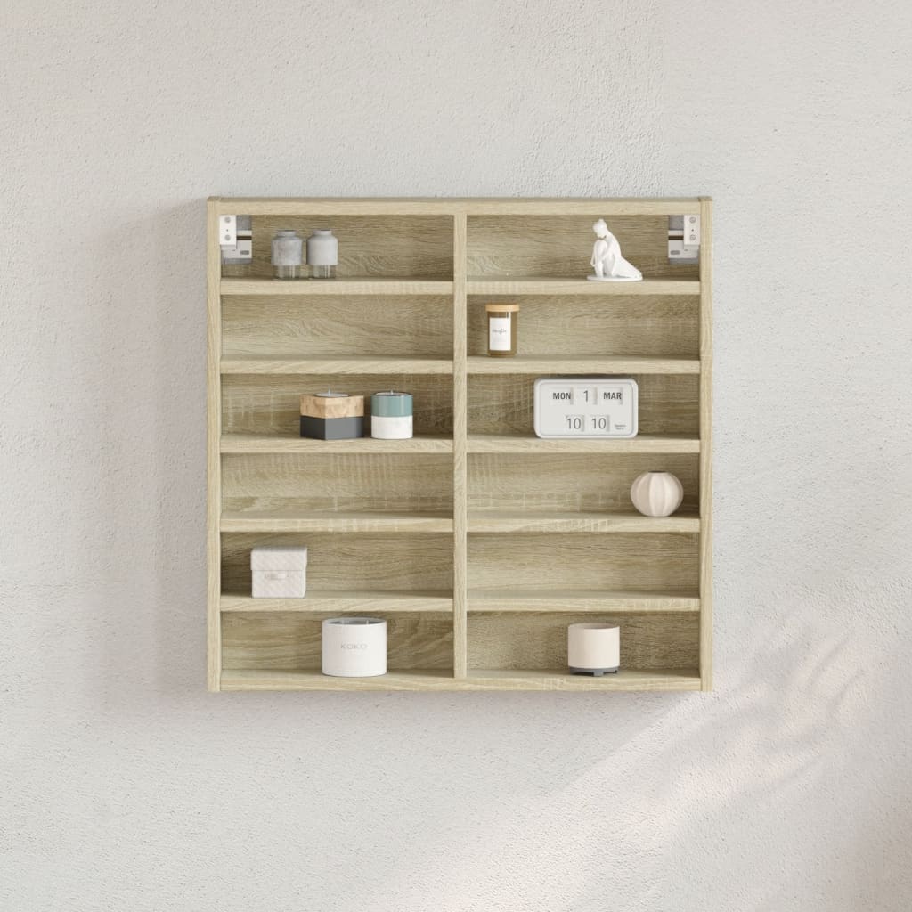 Hyller sonoma eik 60x8,5x58 cm konstruert tre
