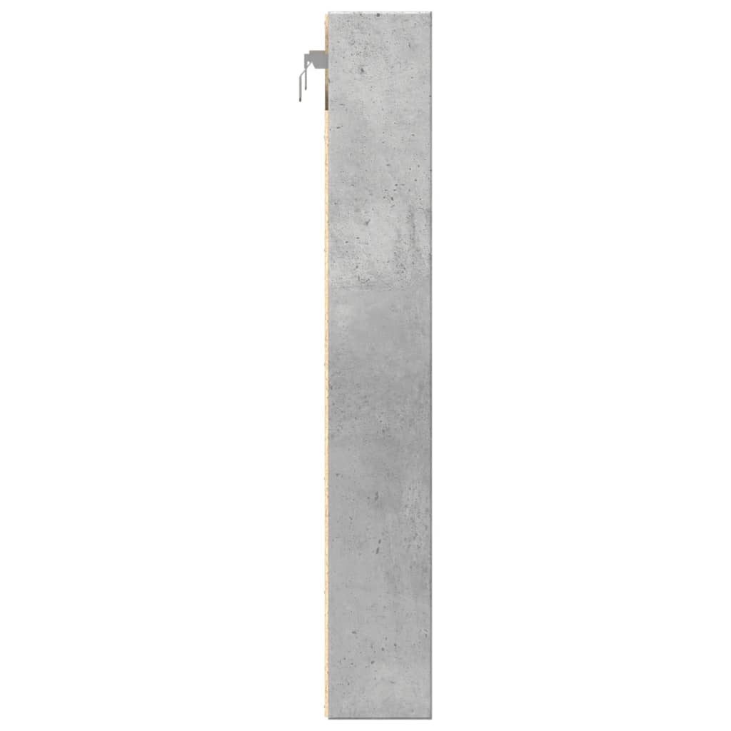 Hylle betonggrå 60x8,5x58 cm konstruert tre