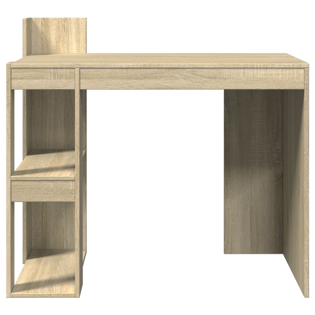 Skrivebord sonoma eik 103,5x56,5x94 cm konstruert tre