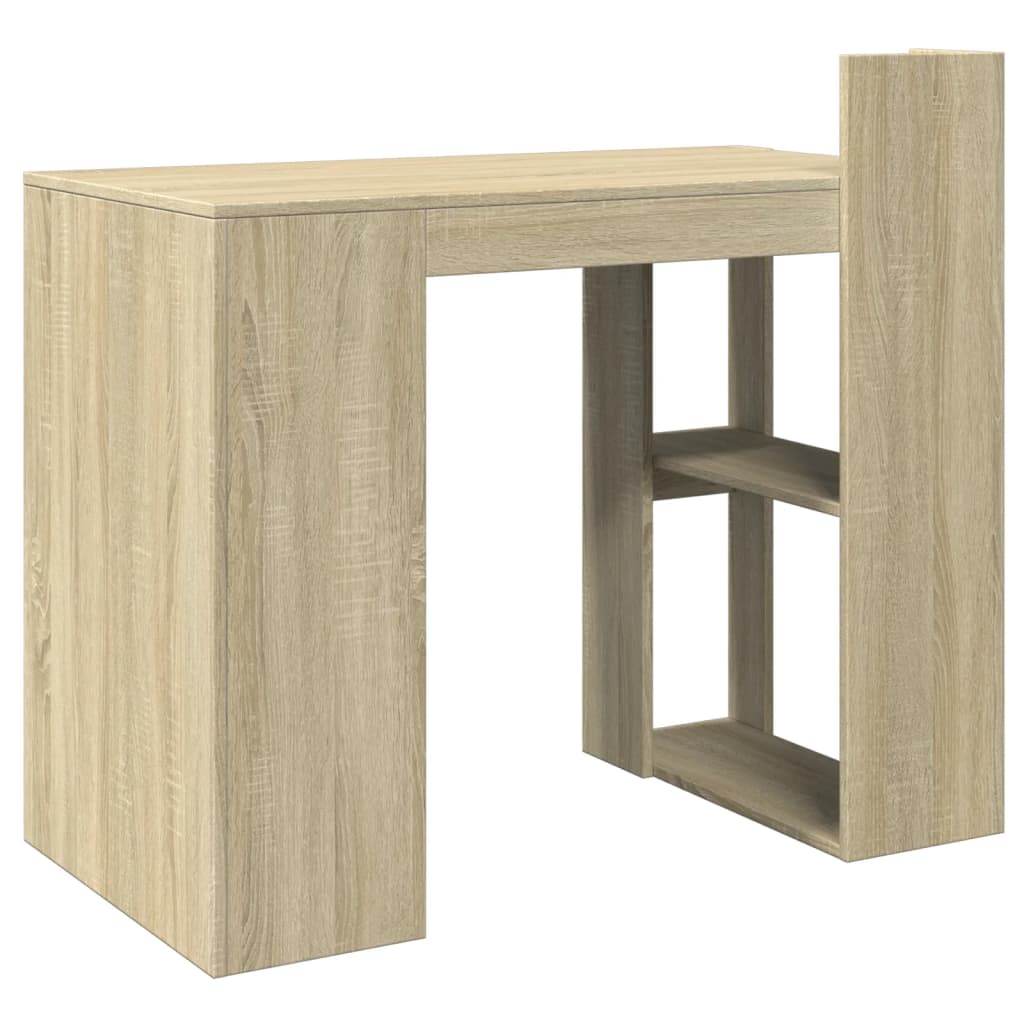 Skrivebord sonoma eik 103,5x56,5x94 cm konstruert tre