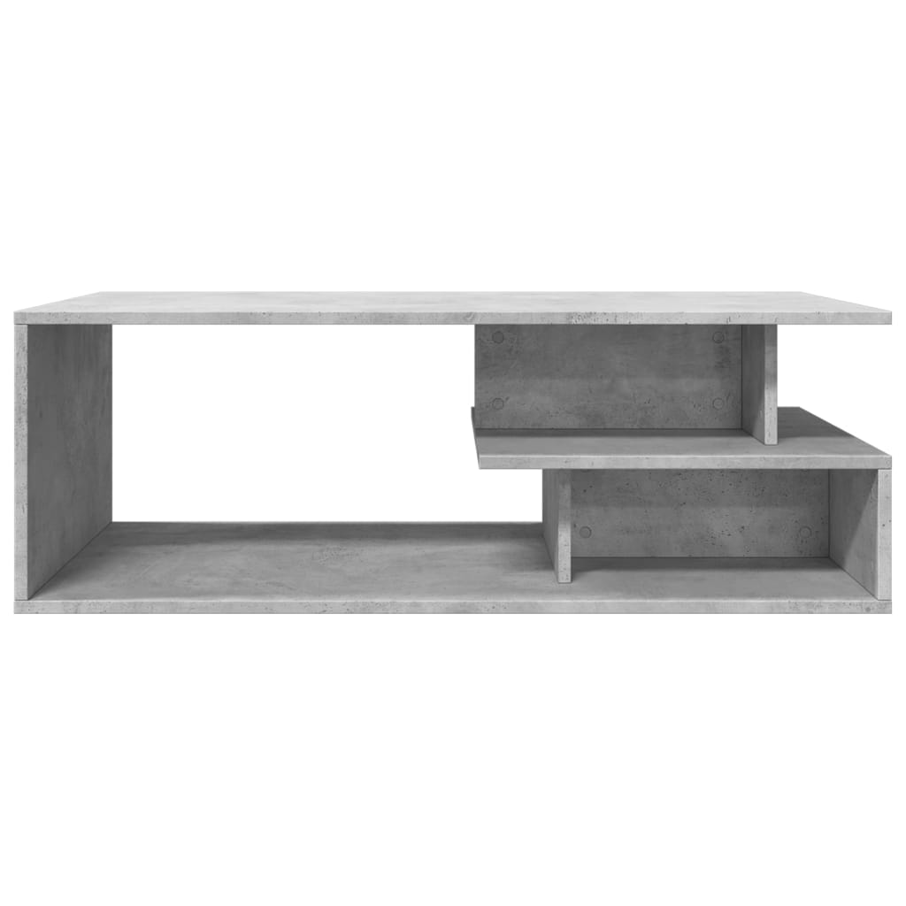 Salongbord betonggrå 102x55x35 cm konstruert tre