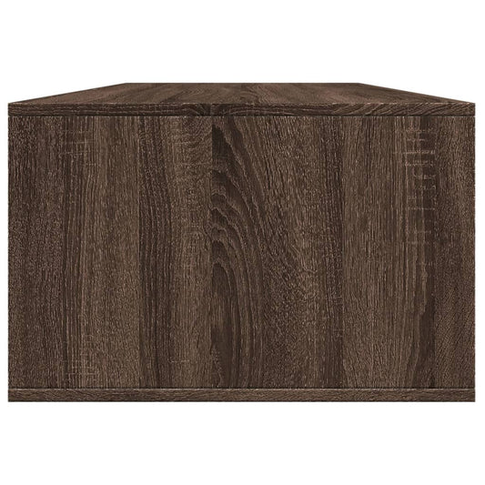 Salongbord brun eik 102x55x35 cm konstruert tre
