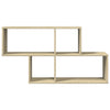 Vegghylle sonoma eik 100x20x53 cm konstruert tre