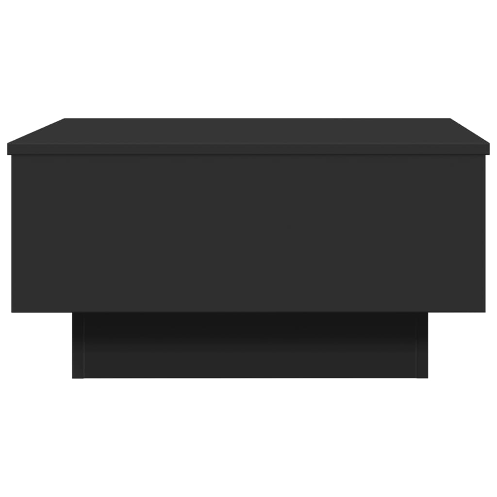 Salongbord svart 60x45x31 cm konstruert tre