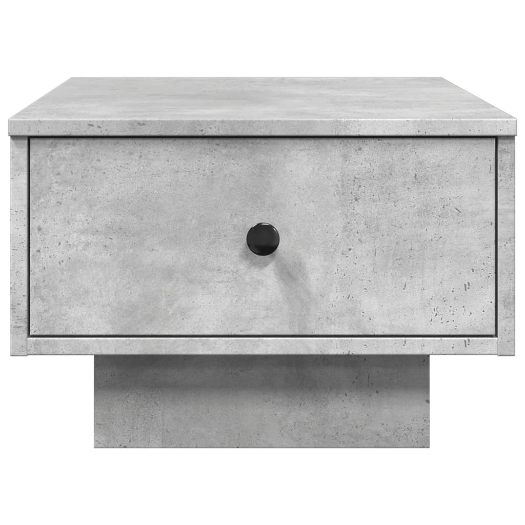 Salongbord betonggrå 60x45x31 cm konstruert tre