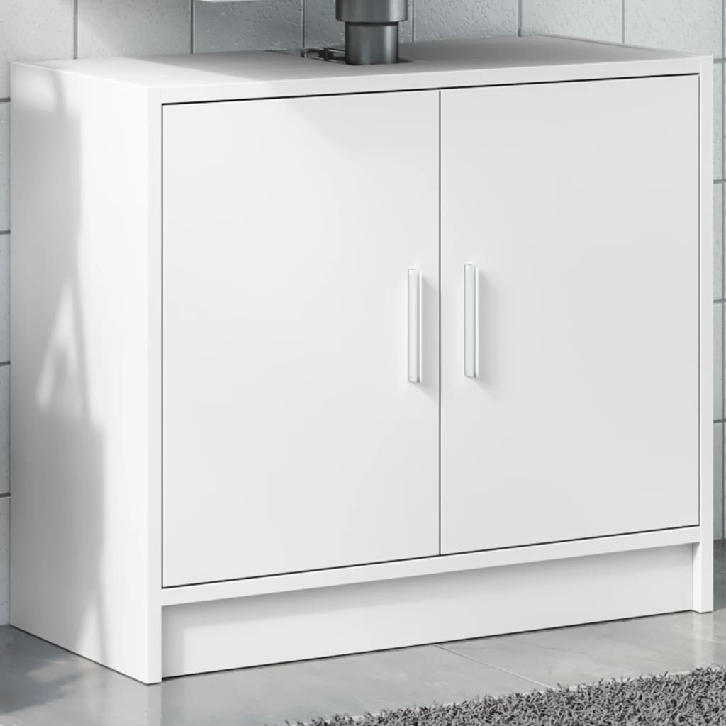 Servantskap hvit 63x29x55 cm konstruert tre