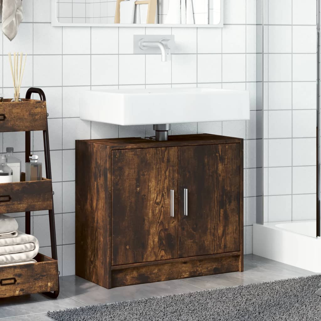Servantskap røkt eik 63x29x55 cm konstruert tre