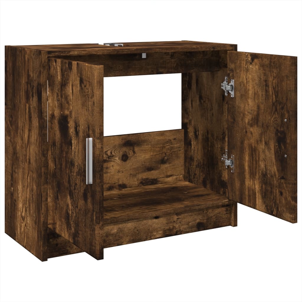Servantskap røkt eik 63x29x55 cm konstruert tre