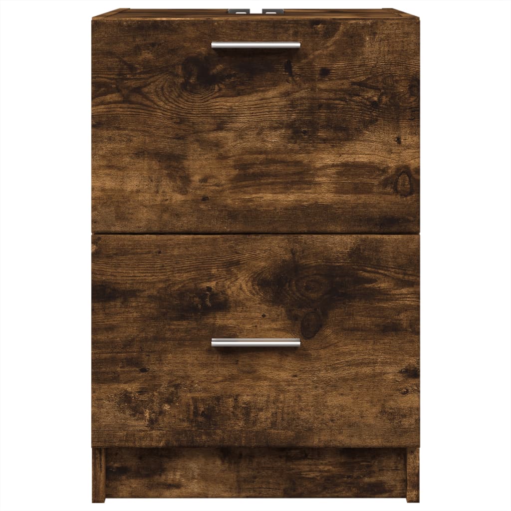 Servantskap røkt eik 40x37x59 cm konstruert tre