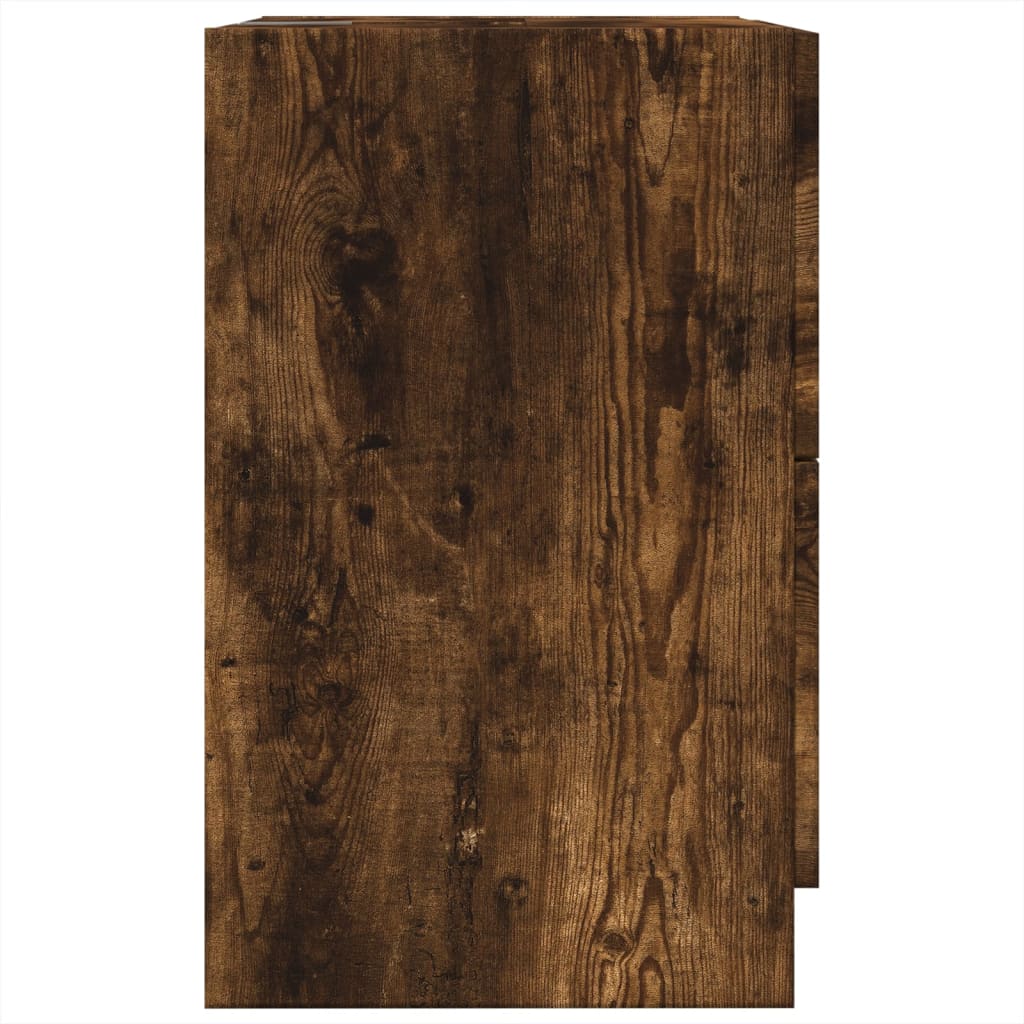 Servantskap røkt eik 40x37x59 cm konstruert tre
