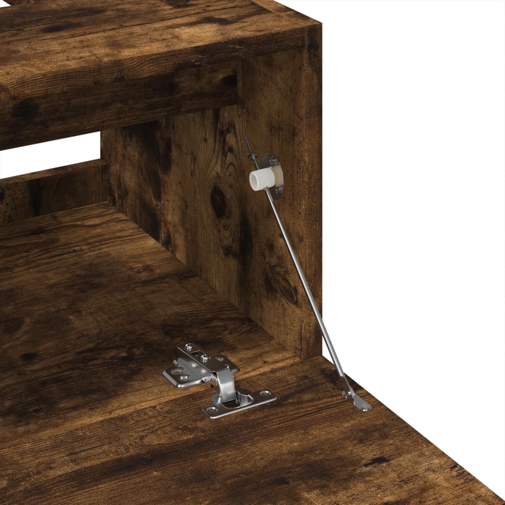 Servantskap røkt eik 40x37x59 cm konstruert tre