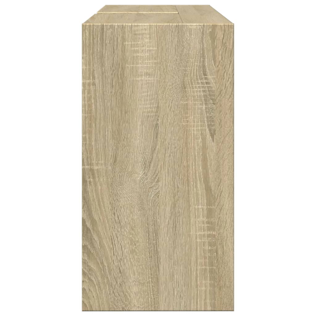 Servantskap sonoma eik 90x29x55 cm konstruert tre