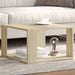 Salongbord sonoma eik 51,5x51,5x30 cm konstruert tre