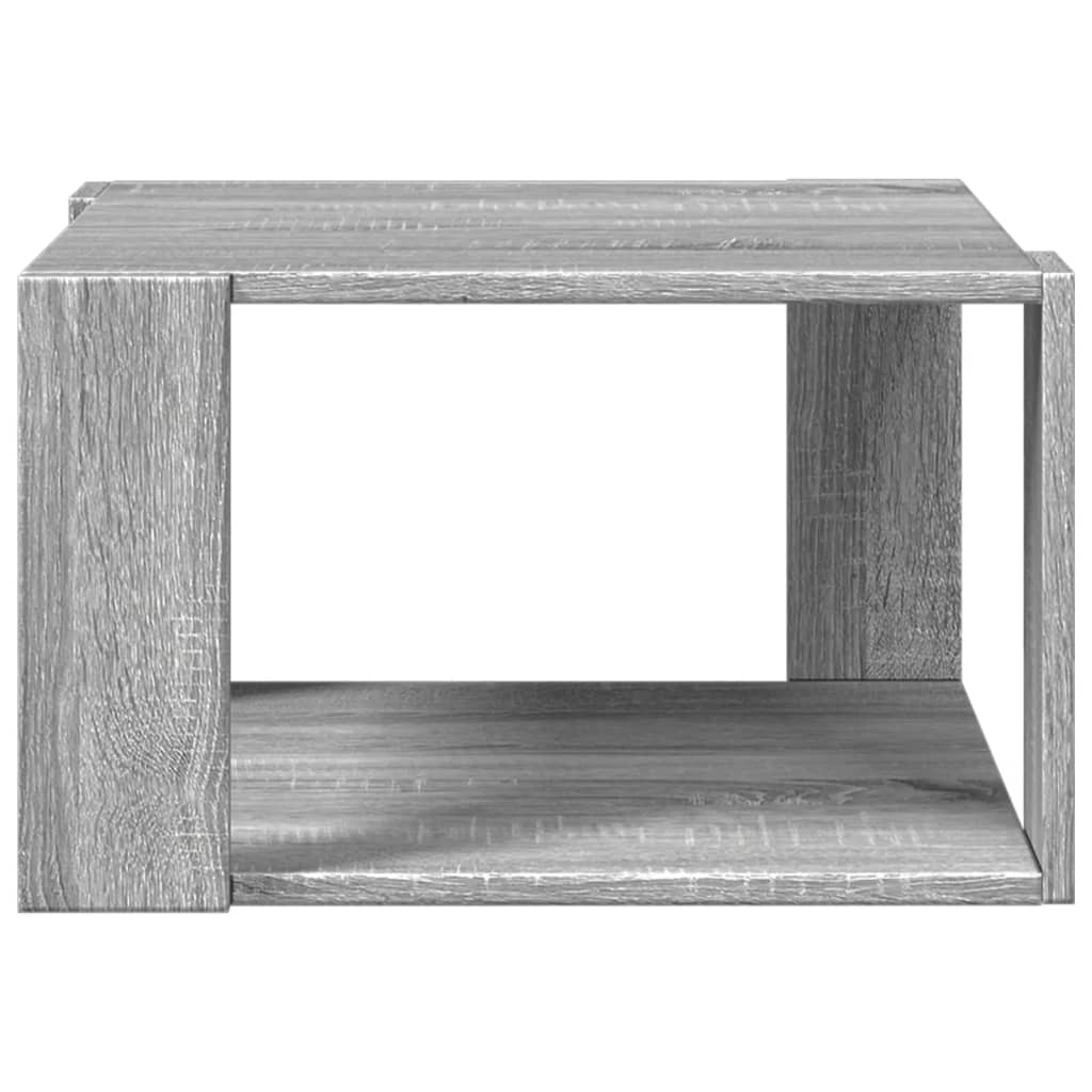 Salongbord grå sonoma 51,5x51,5x30 cm konstruert tre