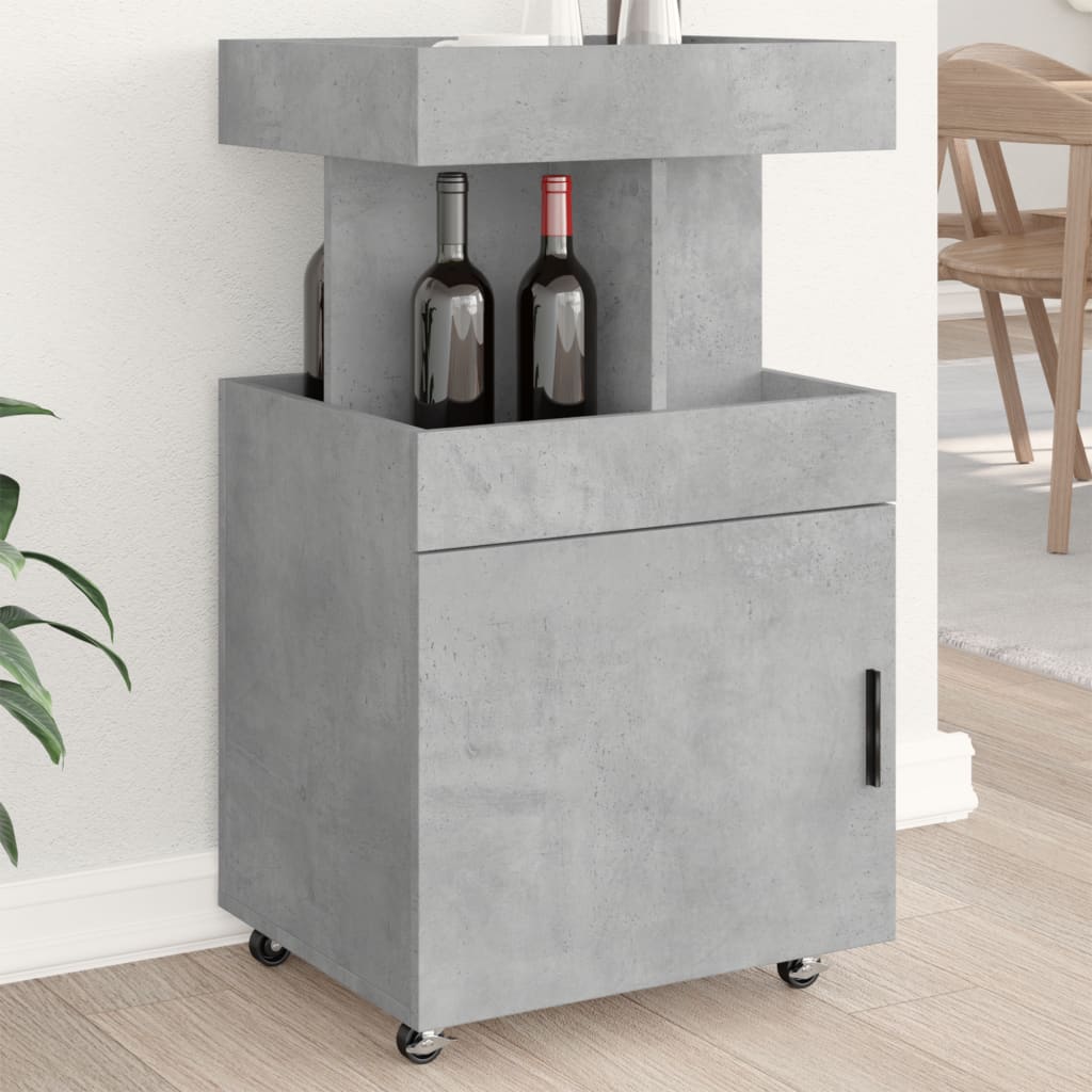 Bartralle betonggrå 50x41x89 cm konstruert tre