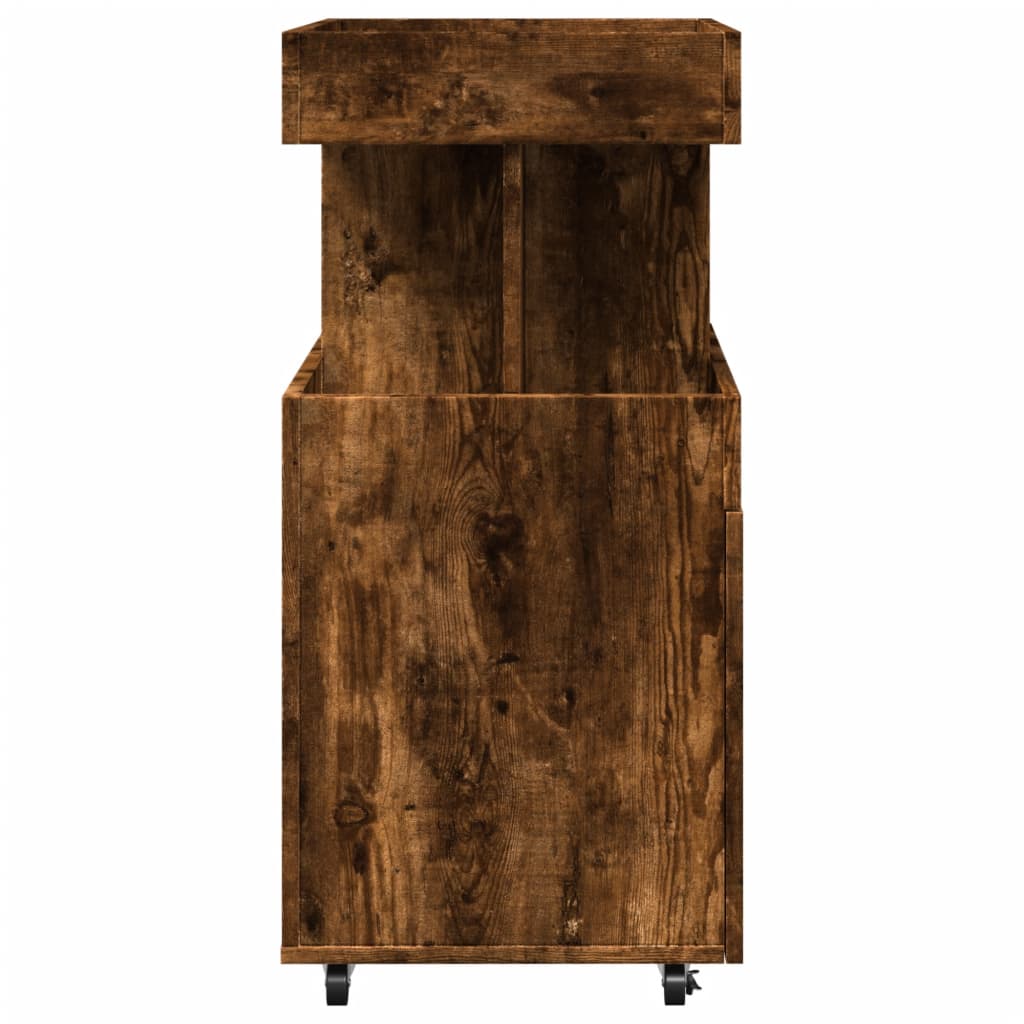 Bartralle røkt eik 50x41x89 cm konstruert tre