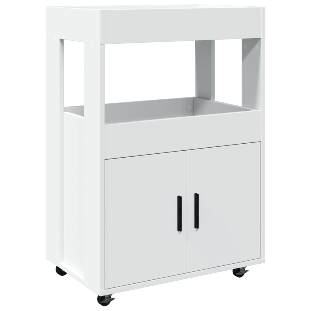 Bartralle hvit 60x39,5x89 cm konstruert tre