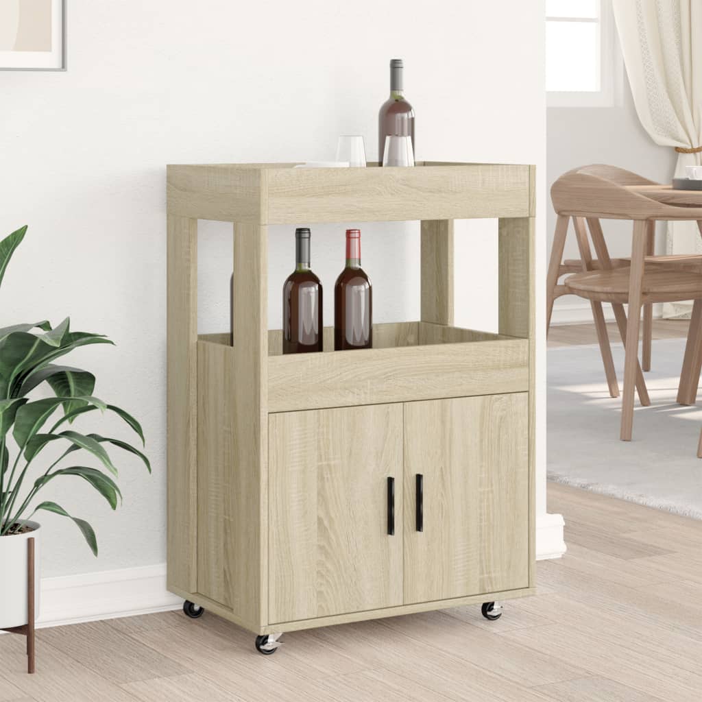 Bartralle sonoma eik 60x39,5x89 cm konstruert tre