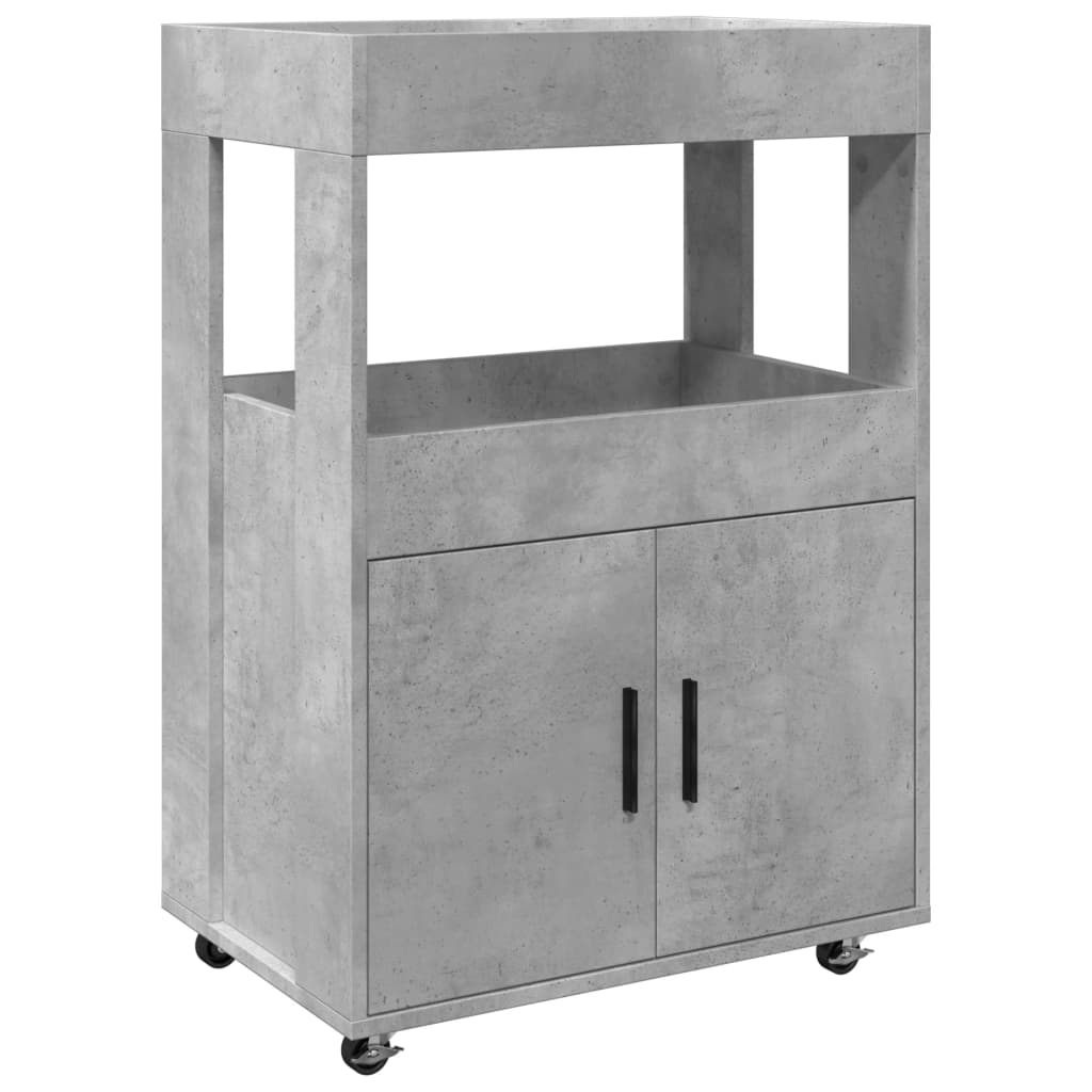 Bartralle betonggrå 60x39,5x89 cm konstruert tre
