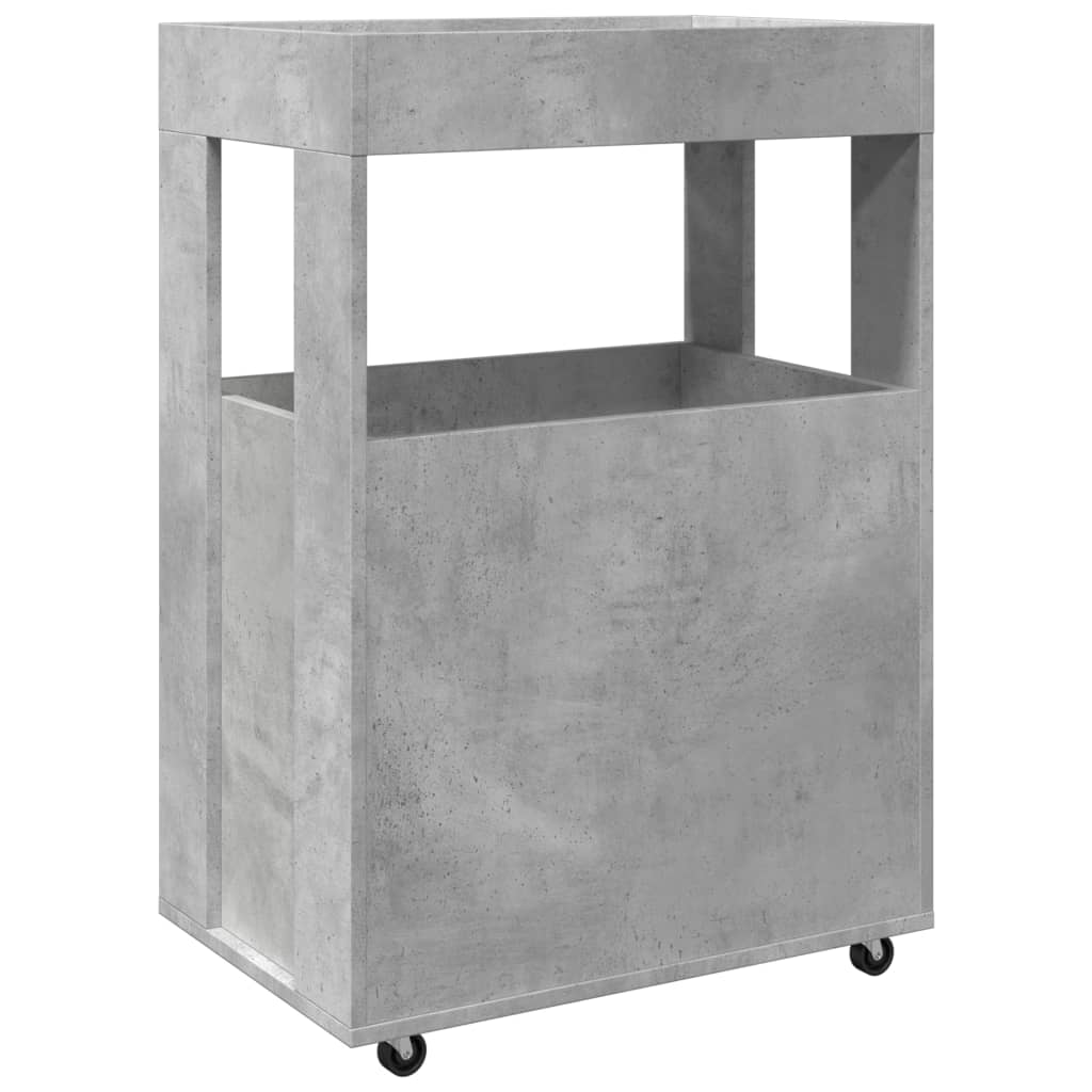 Bartralle betonggrå 60x39,5x89 cm konstruert tre