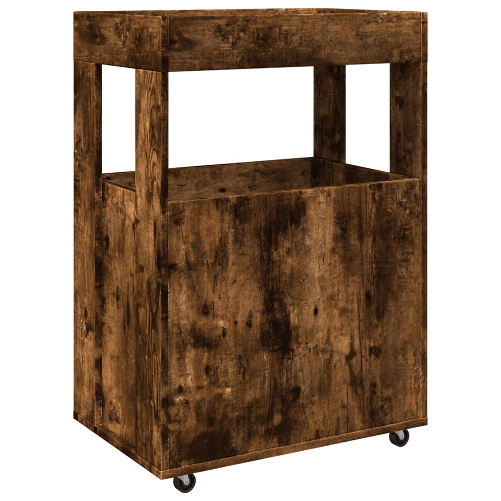 Bartralle røkt eik 60x39,5x89 cm konstruert tre
