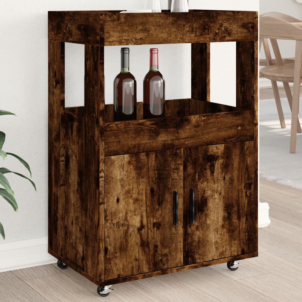 Bartralle røkt eik 60x39,5x89 cm konstruert tre