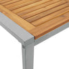 Hage Spisegruppe 5 pcs Grå og brun 160 x 80 x 75 cm
